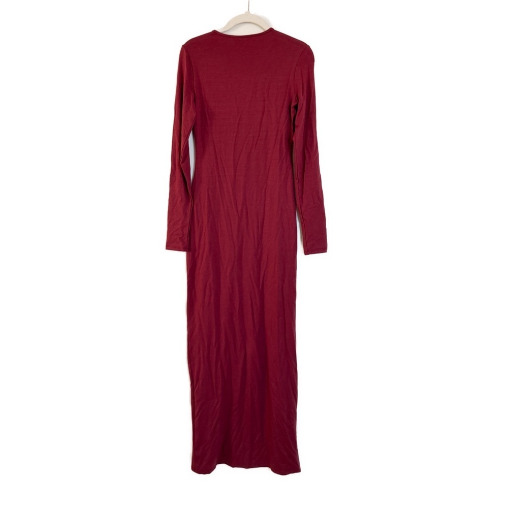NEW Reformation Tommie Long Sleeve Maxi Dress Chianti Red Size XS NWT - Picture 6 of 7